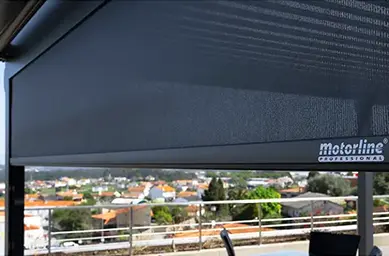 Motoros árnyékoló szerelés