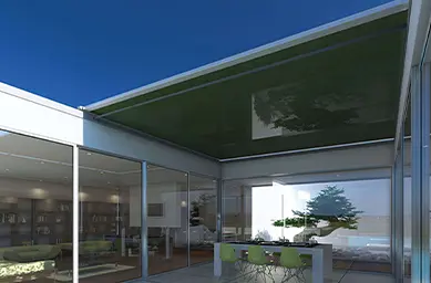 Motoros teraszfedés szerelés