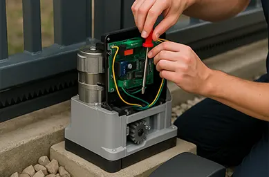 Úszókapu motor javítás